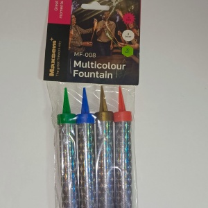 Фонтан в торт цветной 30 сек.